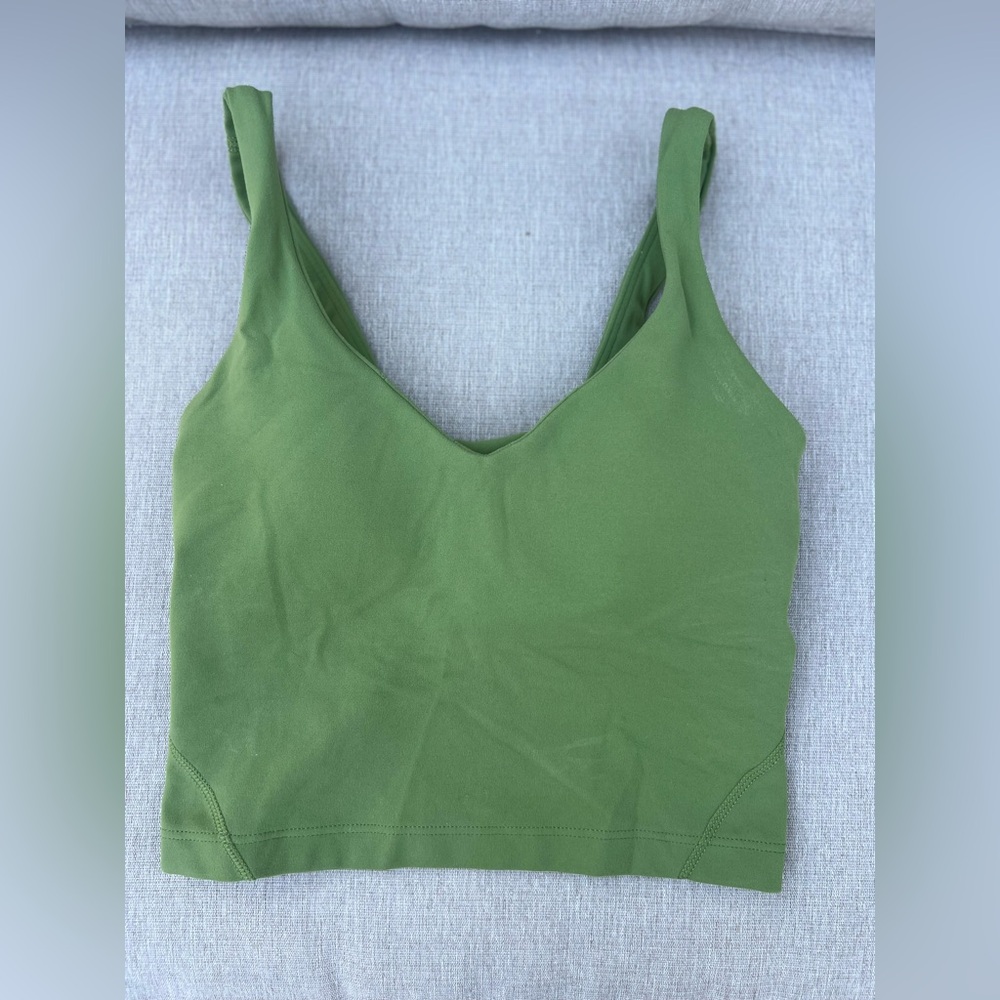 Lululemon Athletica Green Tank Top